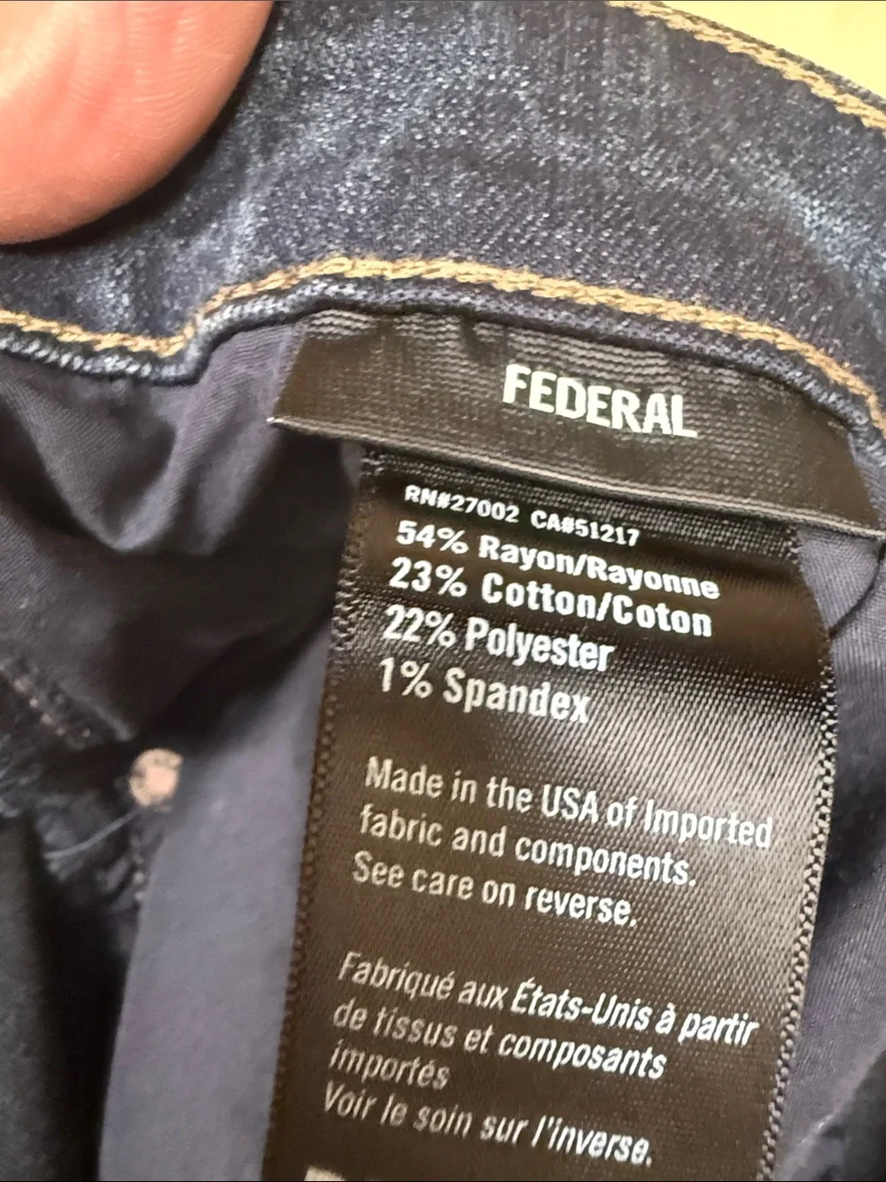 PAIGE Men’s Straight Jeans in Dark Blue Indigo